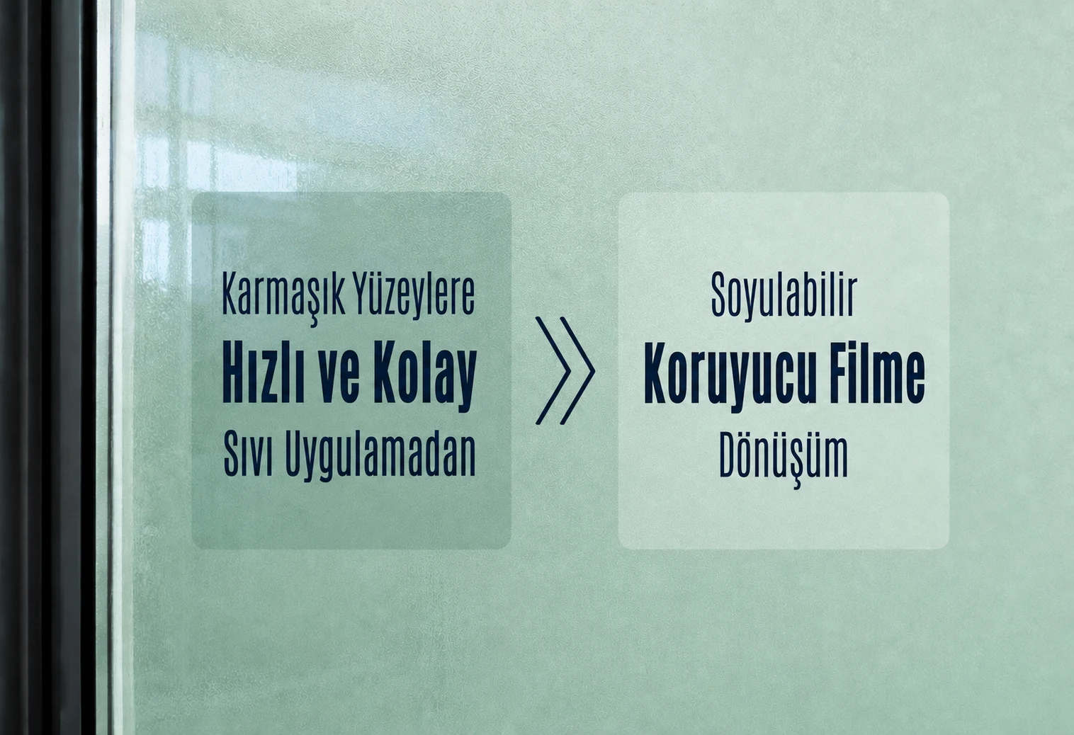 Sıvı kaplamanın soyulabilir filme dönüşümü